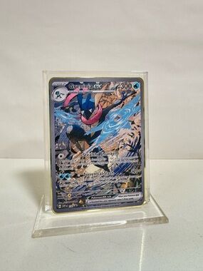 Pokemon Greninja EX SVP132 Gold Metal Card Collectible/Gift/Fan Art